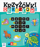 Krzyżówki książeczka obrazkowe z wesołym żółwikiem. Od 6 lat