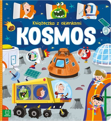 Książeczka z okienkami. Kosmos interaktywna książeczka dla dzieci 3+