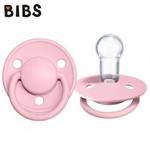 BIBS ONE SIZE DE LUX BABY PINK Smoczek uspokajający silikonowy