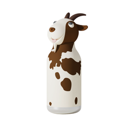 Asobu Bestie - Butelka termiczna, bidon ze słomką Koza 460 ml