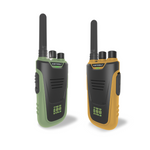 Zestaw krótkofalówki Kidywolf - walkie talkie zielono-pomarańczowe