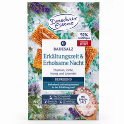 CZAS PRZEZIĘBIENIA I SPOKOJNY SEN - sól do kąpieli z solą EPSOM 60g - DRESDNER ESSENZ