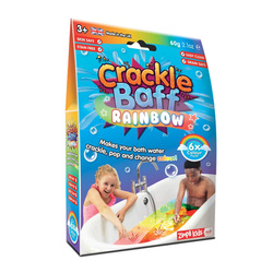 Strzelający proszek do kąpieli Crackle Baff Colours 6 użyć 6 kolorów 3+, Zimpli Kids