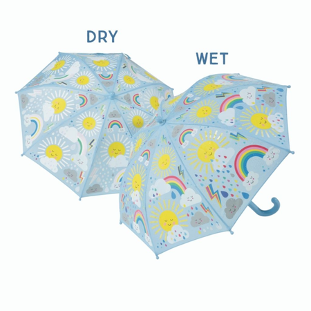   Słoneczko i chmurki magiczna parasolka zmieniająca koloryFloss & Rock 