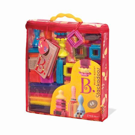 B. toys Block Stackadoos – klocki jeżyki w torbie