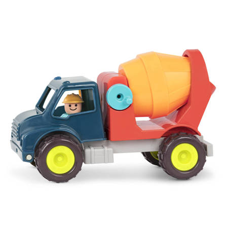 B.toys Happy Cruisers – Cement Truck – betoniarka z figurką kierowcy