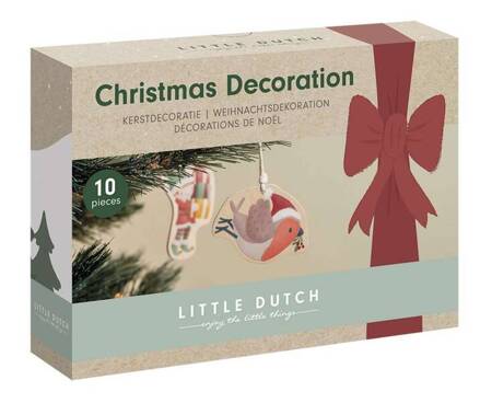 Little Dutch Drewniane zawieszki X-mas