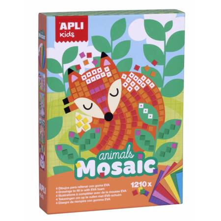 Zestaw artystyczny Apli Kids mozaika - Zwierzęta